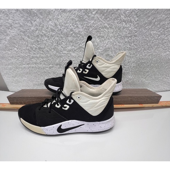 Nike PG3 Paul George Basketball Shoes Black White Mens Size 10.5 - Picture 6 of 6
